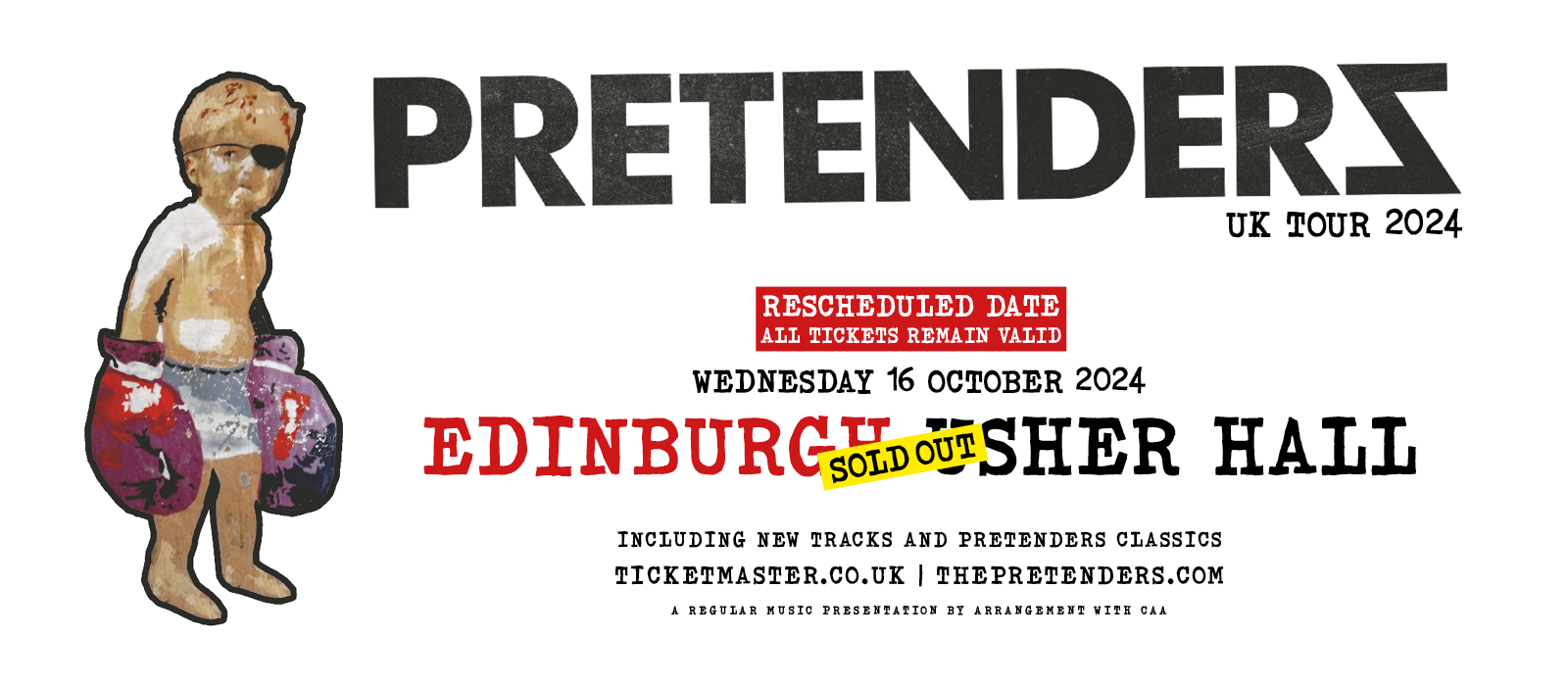 The Pretenders Sunday 25th February 2024 Edinburgh Usher Hall